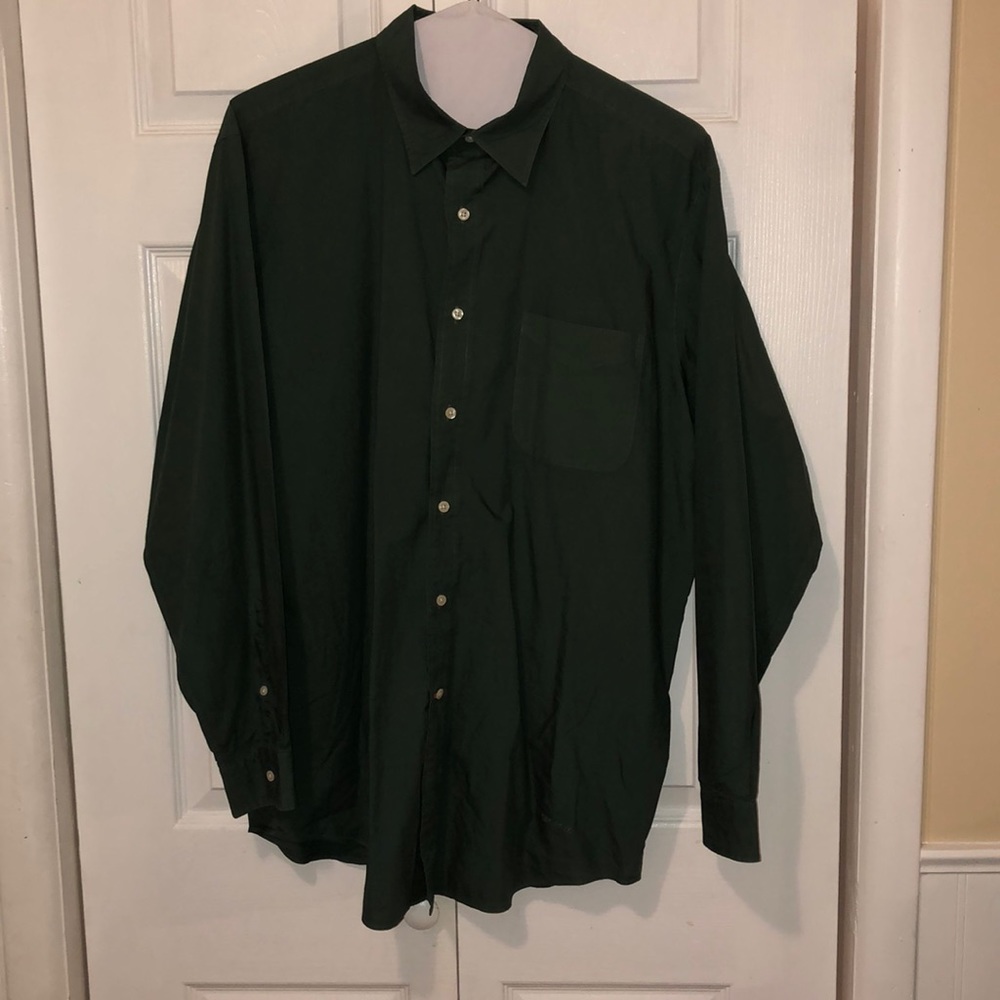 Men’s Green Italian Fabric Shirt